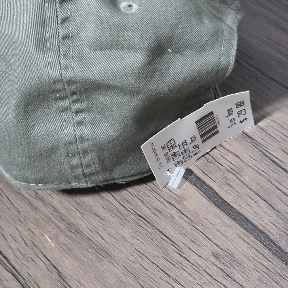NWT Ahead The Greenbrier Gun Club Golf Hat Cap Olive Green Adjustable Cotton
